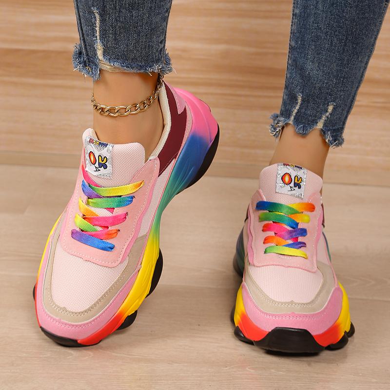 Women Sneakers 2025 Running Colorful Casual Running Shoes Women Outdoor Comfort Platform Sneakers Women Zapatos De Mujer
