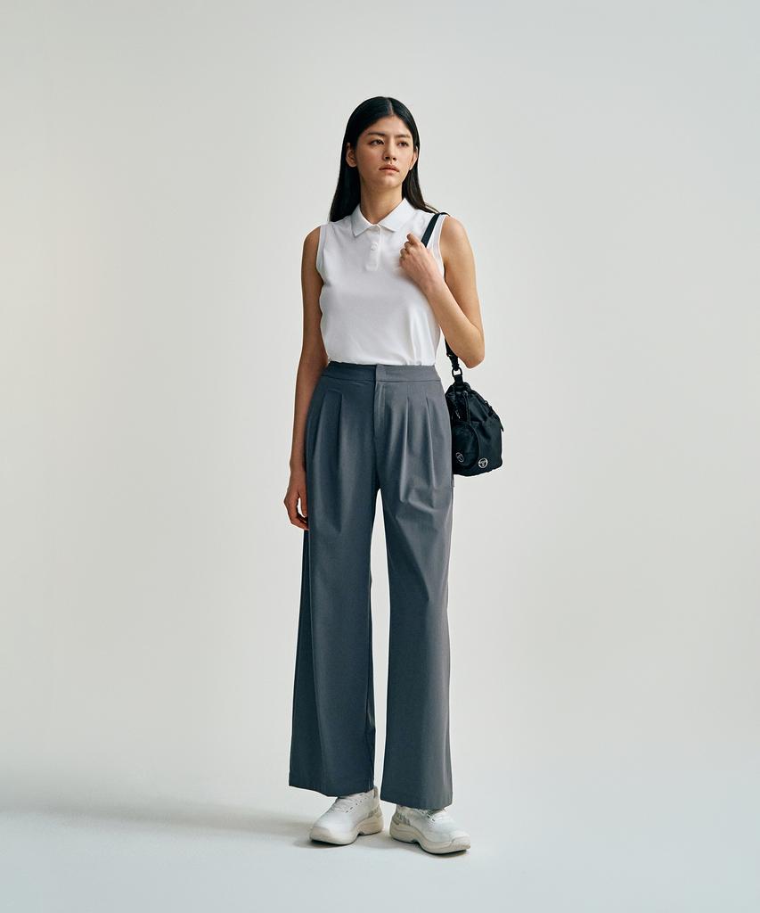 SERGIO TACCHINI W Tricot Relaxed Fit Pintuck Pants
