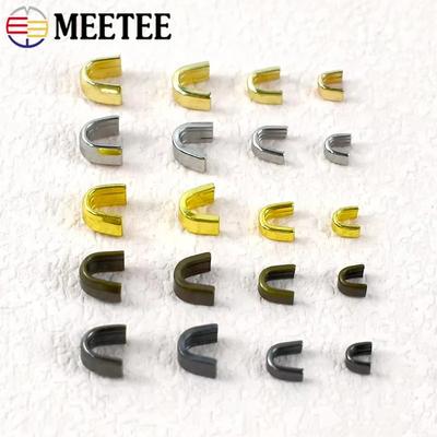 50/100g Meetee 3# 5# 8# 10# U-vormige Ritsstopper voor Metalen Nylon Hars Ritsen Tas Kleding Rits Antislip Stop Reparatie Accessoire
