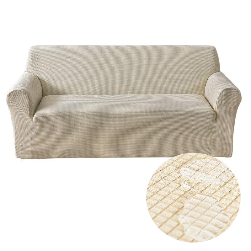 Waterproof Couch Cover, Dual Waterproof Sofa Cover, Stretch Jacquard Sofa Slipcover, Leakproof Furniture Protector for Kids, Pet