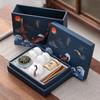 Chinese Style Ceramic Tea Set with Incense Burner