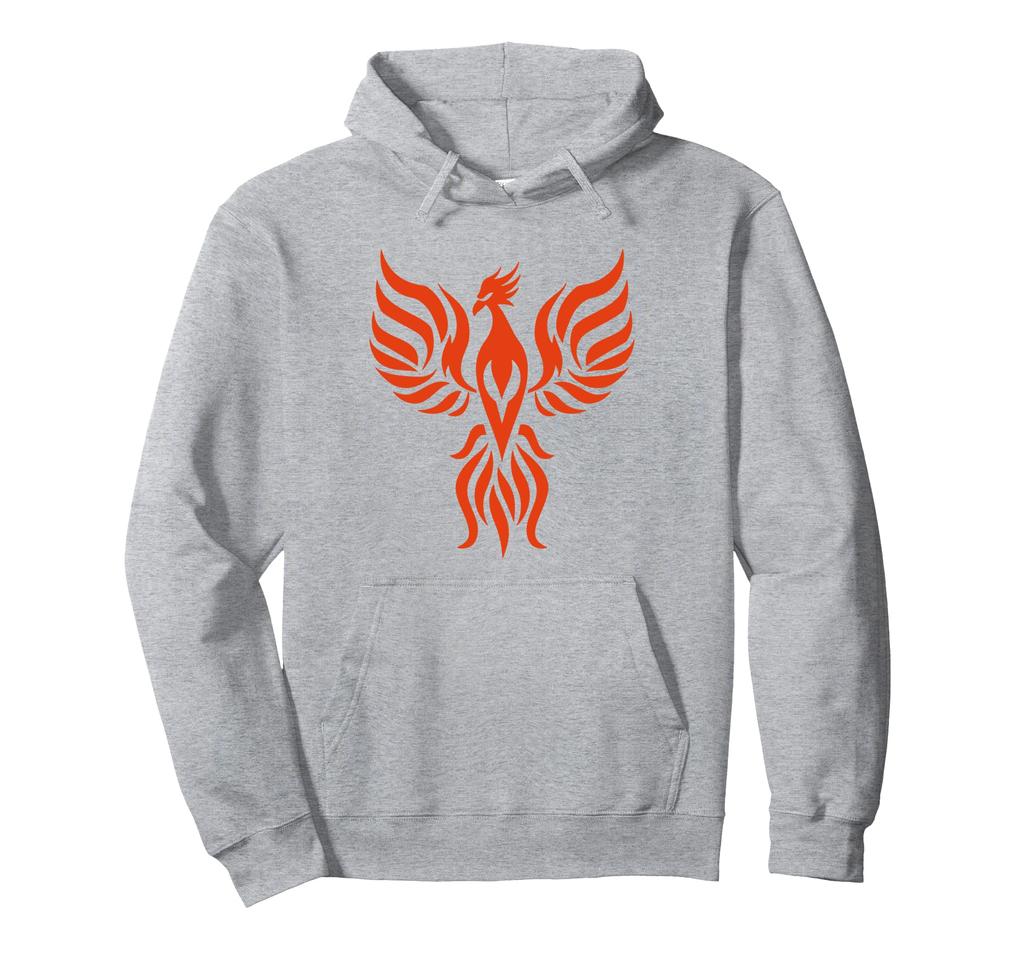 Humor Phoenix Animals Simple Fire Bird Phoenix Hoodie