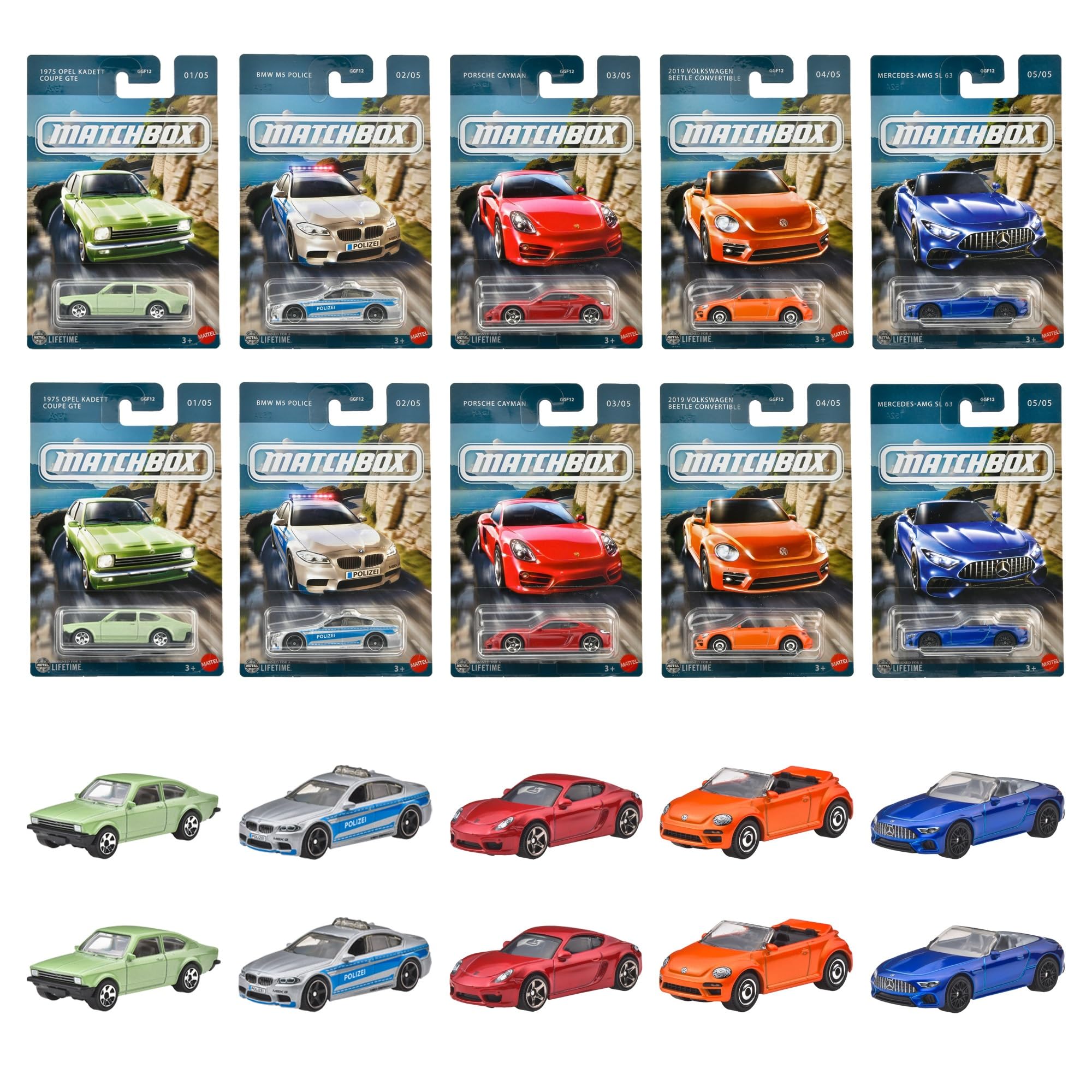 

Matchbox Theme Assortment - German Vehicle Toys, Mini Cars, 10-Piece Box Set, Ages 3+, Multi-Purpose, 986G-GGF12