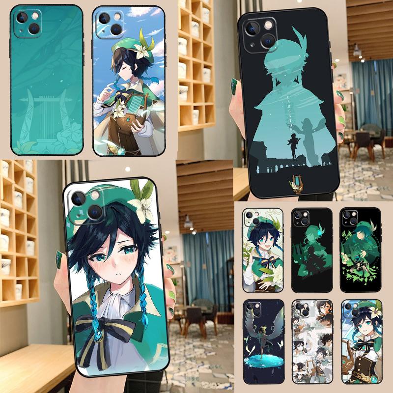 Genshin Impact Venti Phone Case For Samsung Galaxy S25 Ultra S20 S21 S22 S23 S24 Plus S9 S10 S24 FE Cover Shell