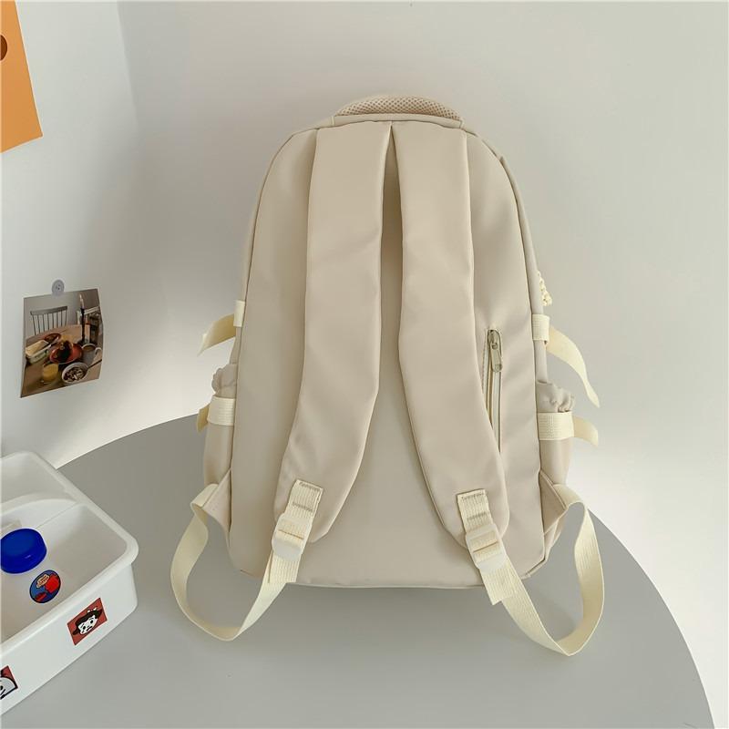 School bag for girls, small and fresh, middle school student backpack, large capacity and light, casual backpack for primary school students