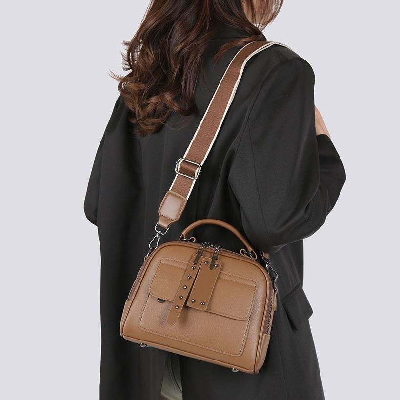Genți Crossbody pentru Femei Geantă Mică Pătrată Simplă Geantă de Mână Stil Retro