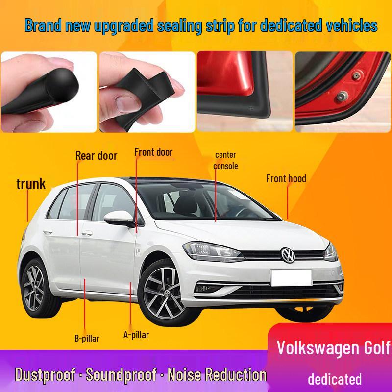 

Звуко- и пылезащитная уплотнительная лента для Volkswagen Golf Jetta 6-8 поколений 4th Gen Golf [04-05] Four Door Package