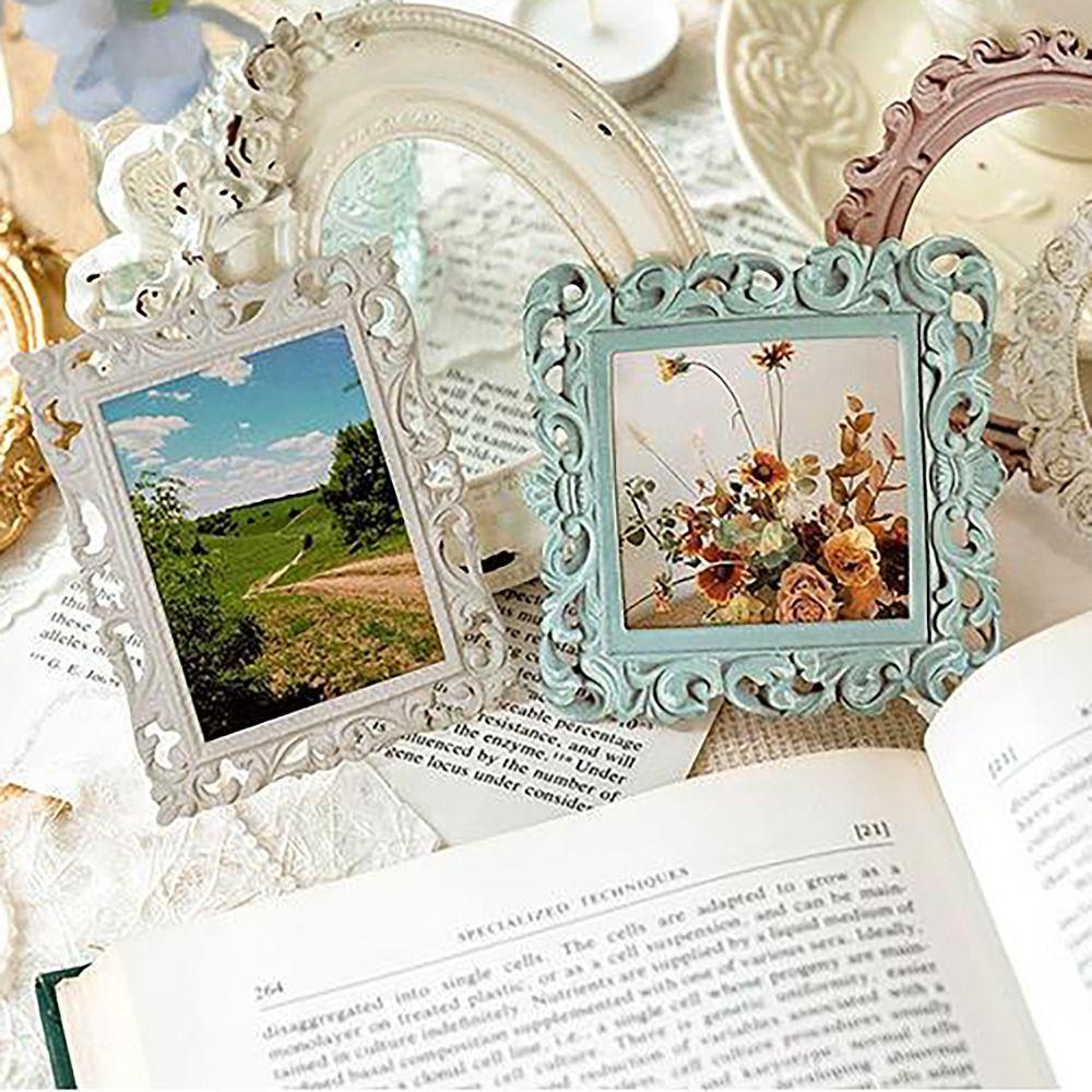 A Set Relievo Vintage Hollow Embossed Materials Frame Scrapbook Decoration Paper  DIY Crafts