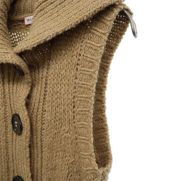 MAX&CO Knit Vest M Beige Women Used