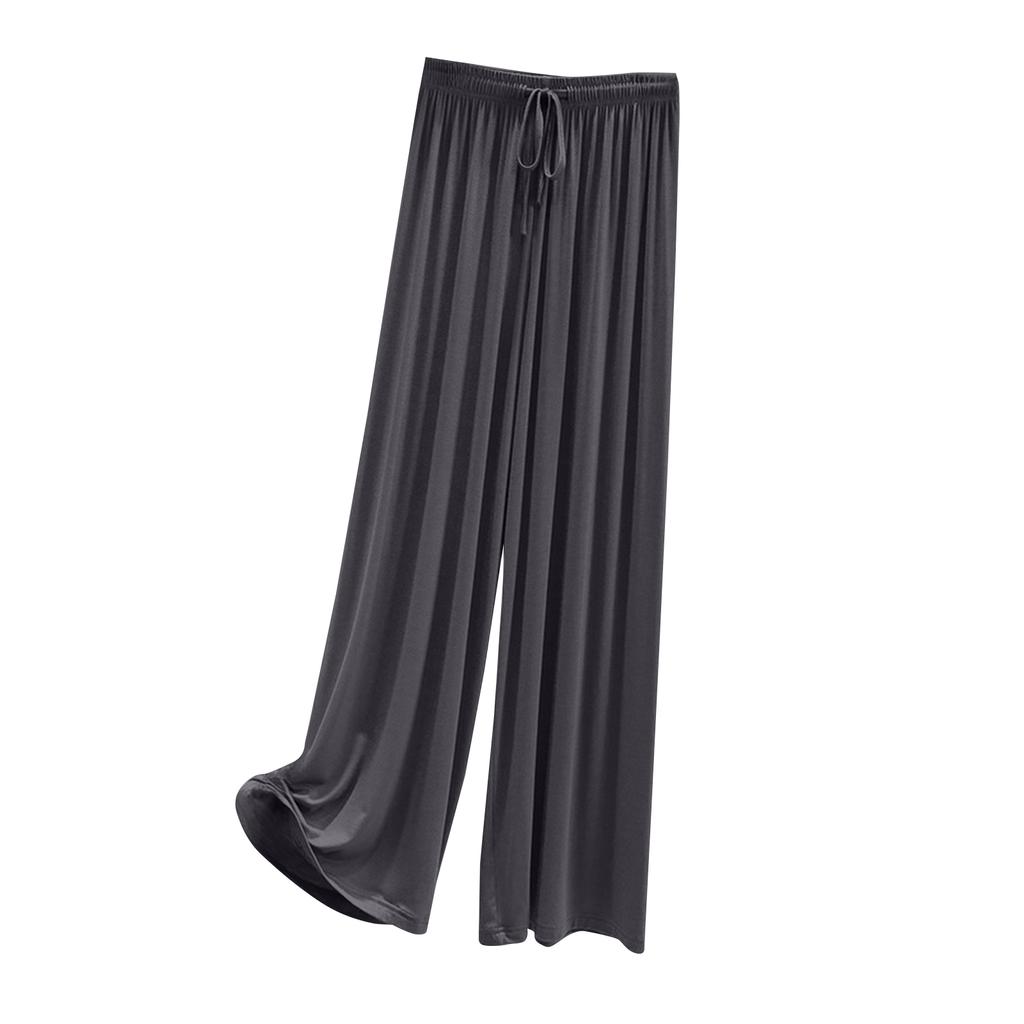 Women's Thin Sports Casual Loose Ice Silk Slim All-match Wide-leg Pants