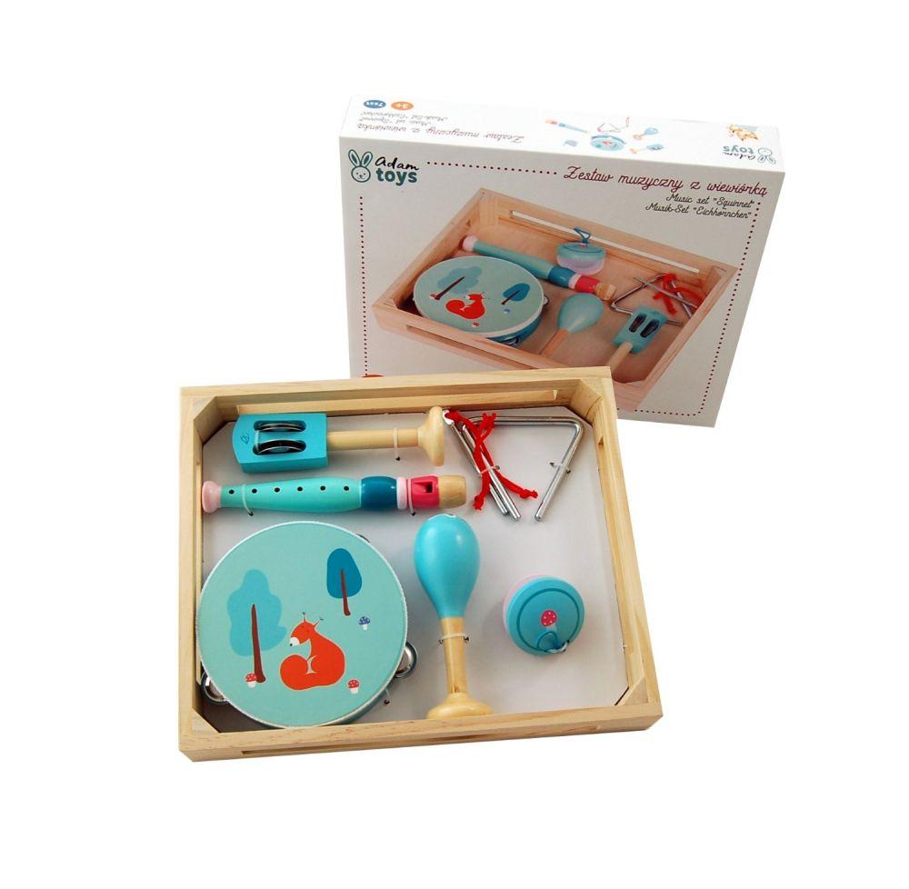 Adam Toys Zestaw Muzyczny W Pudełku Z Wiewiórką