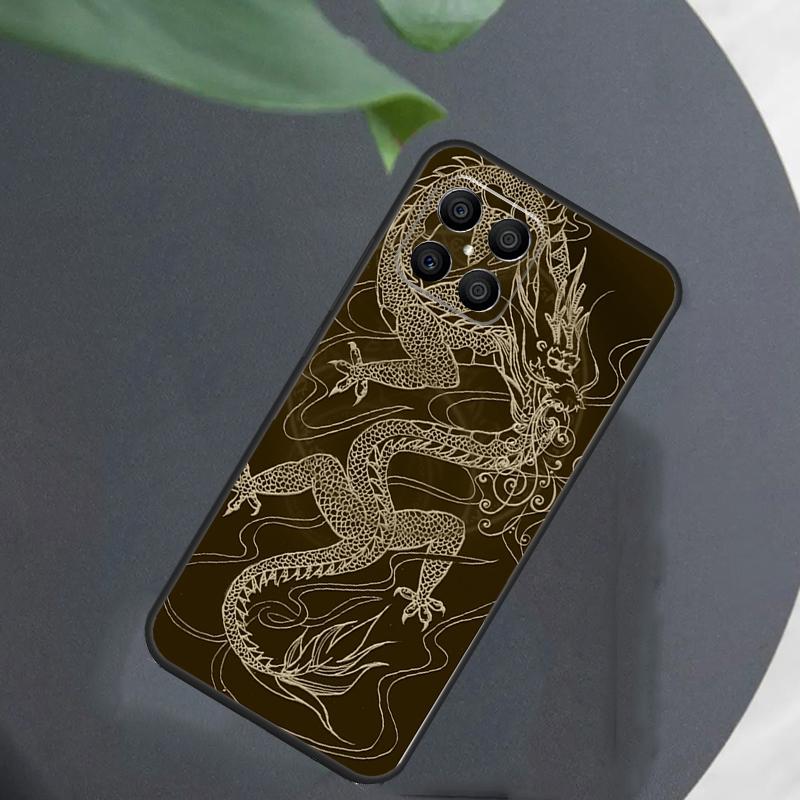 Chinese Dragon For Honor Magic 8 7 6 Pro Case For Honor Win RT X9d X9c X9b X9a X8c X8b 50 70 90 200 400 Lite
