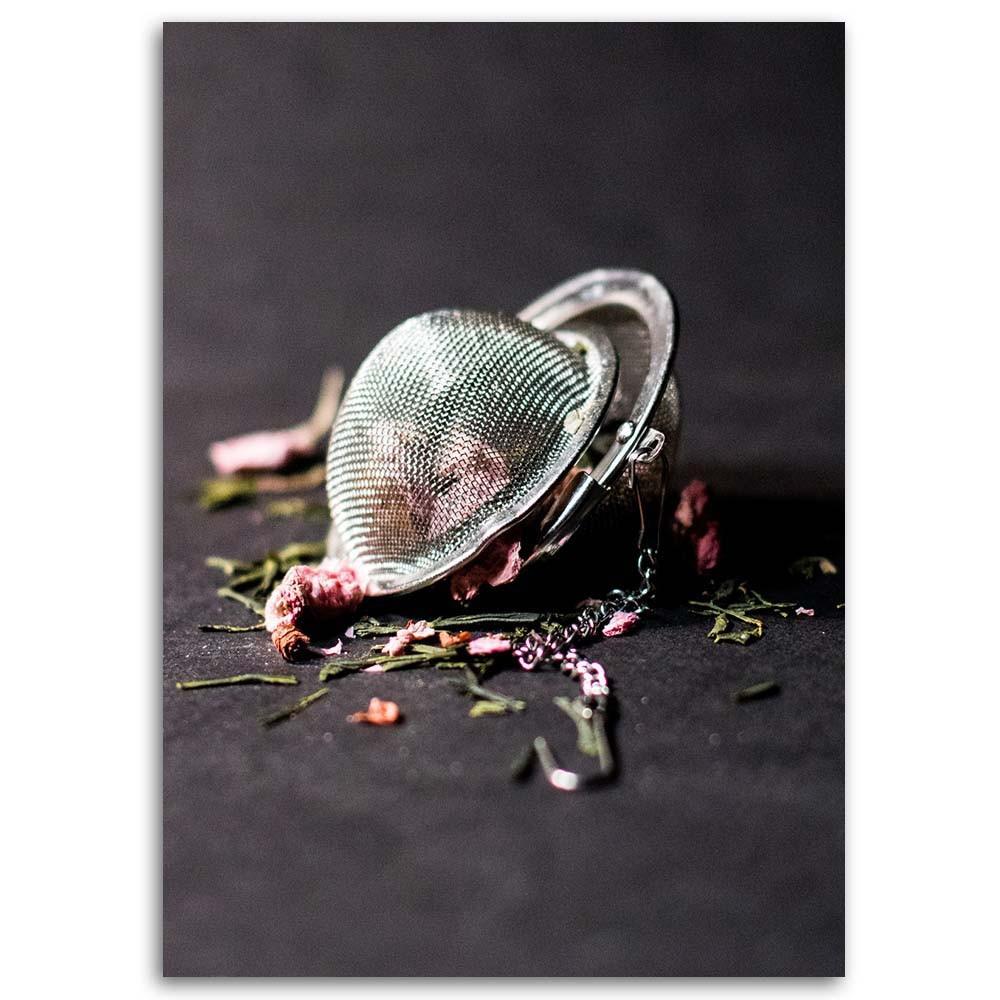 Canvas print, Rose tea