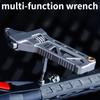Creative Titanium Alloy Multifunctional Wrench with Bottle Opener Disassembly Tool Batch Head Accessories