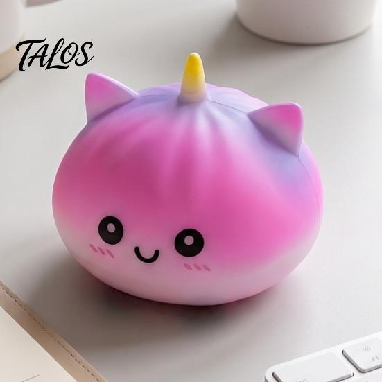 Soft Elastic Fidget Toys Giant Dumpling Stress Relief Toy, Slow Rising Hand Squeeze Ball, Toy Desk Sensory Tool for Office Home Relaxation Reduction