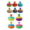 4/6 Peças/Conjunto Alívio de Estresse Brinquedo Rocker para Polegar Silicone Texturizado Rocker Pressionar Apertar Brinquedo Sensorial Auxílio de Foco Descompressão Fidget Brinquedo de Mesa