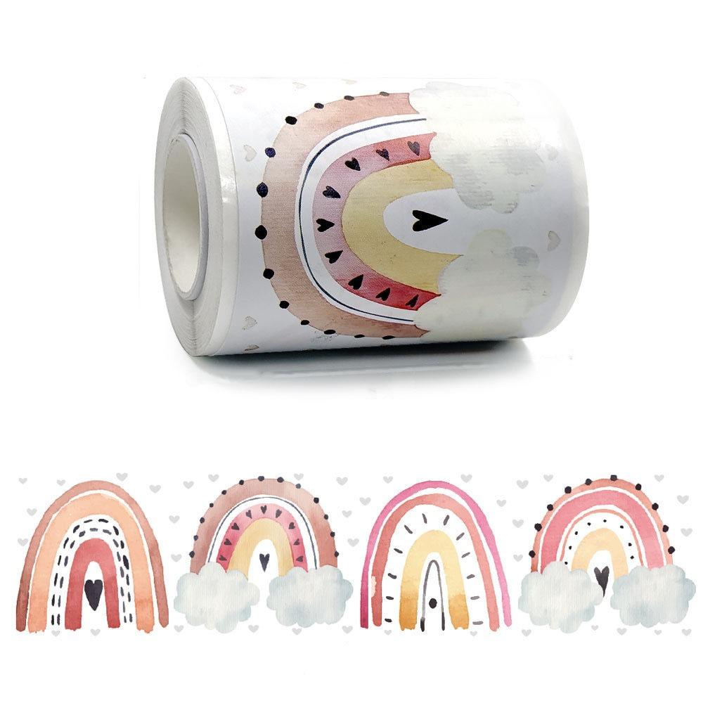 Self Adhesive Chalkboard Board Border Rainbow Border Classroom Decors Border Paper Handmade Crafts