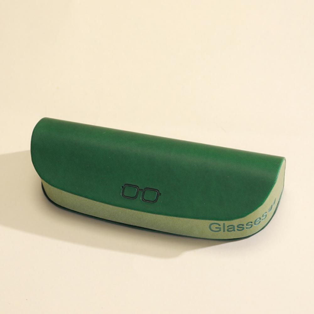 Pu Leather Glasses Case Handmade Myopia Glasses Box Sunglasses Holder Portable Glasses Box For Daily Carry