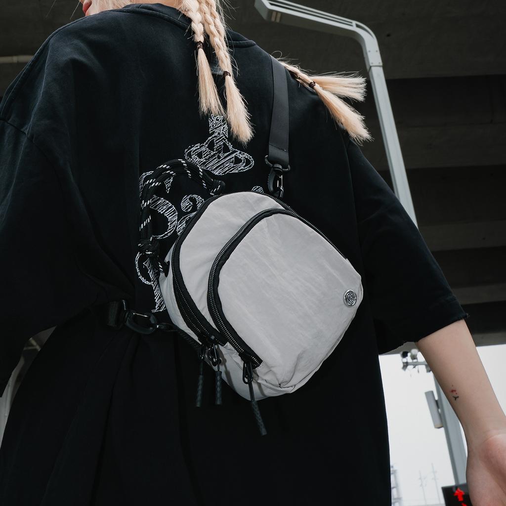 Crossbody Bag Lightweight Waterproof Nylon Shoulder Bag Male And Female Students Class Bag Handbag Mobile Phone Small Satchel