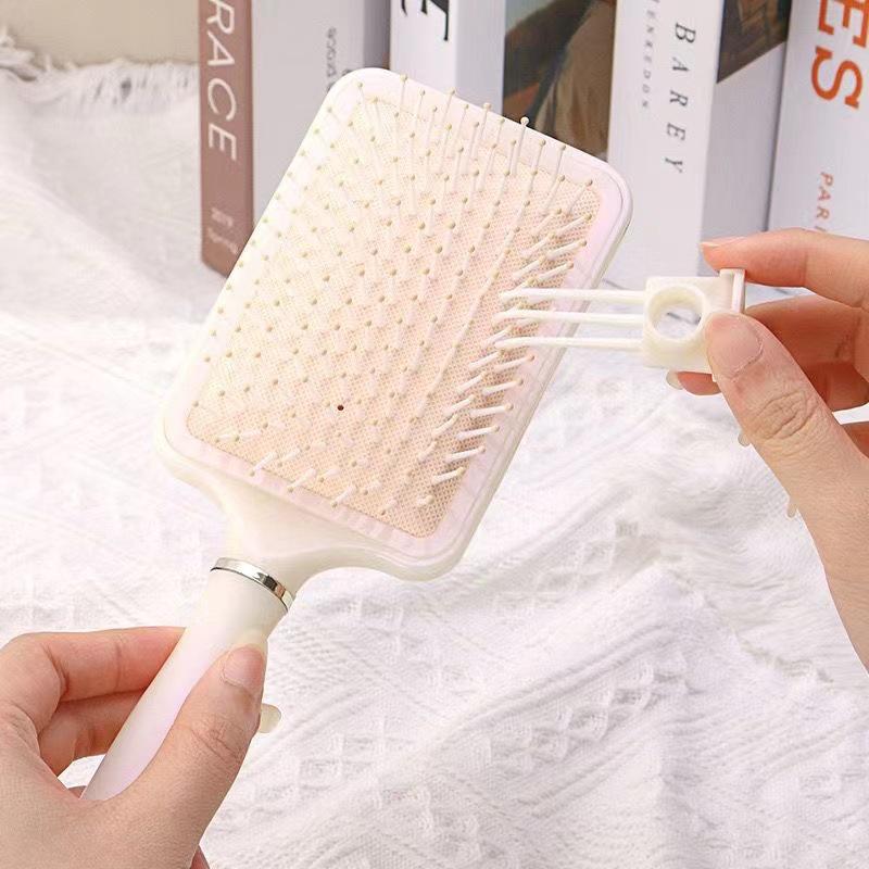 Mermaid Air Cushion Comb for Long Curly Hair - Massage Paddle Brush for Smooth Styling