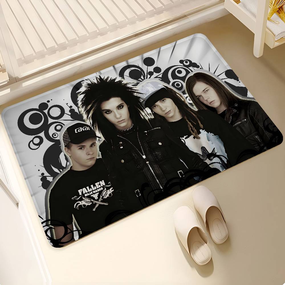 T-Tokio H-Hotel Band Floor Carpet Kids Room Bedroom Decoration Balcony Anti-Slip Doormat Living Room Hotel Decor Mat