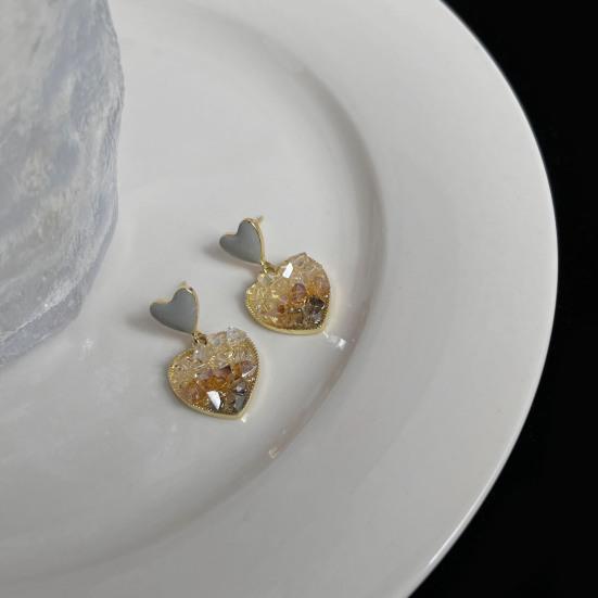 

Хрустальные градиентные серьги Super Fairy Heart