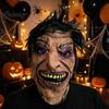 Breathable Cosplay Masque Scary Halloween Masque, Creepy Full Face Latex Haunted House Costume Accessories for Costume, Party, Head Events