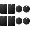 DSTELIN Universal Metal Plate 8 Pack for Magnetic Phone Car Mount Holder Cradle with Adhesive (Compatible with Magnetic Mounts) - 4 Rectangle and 4