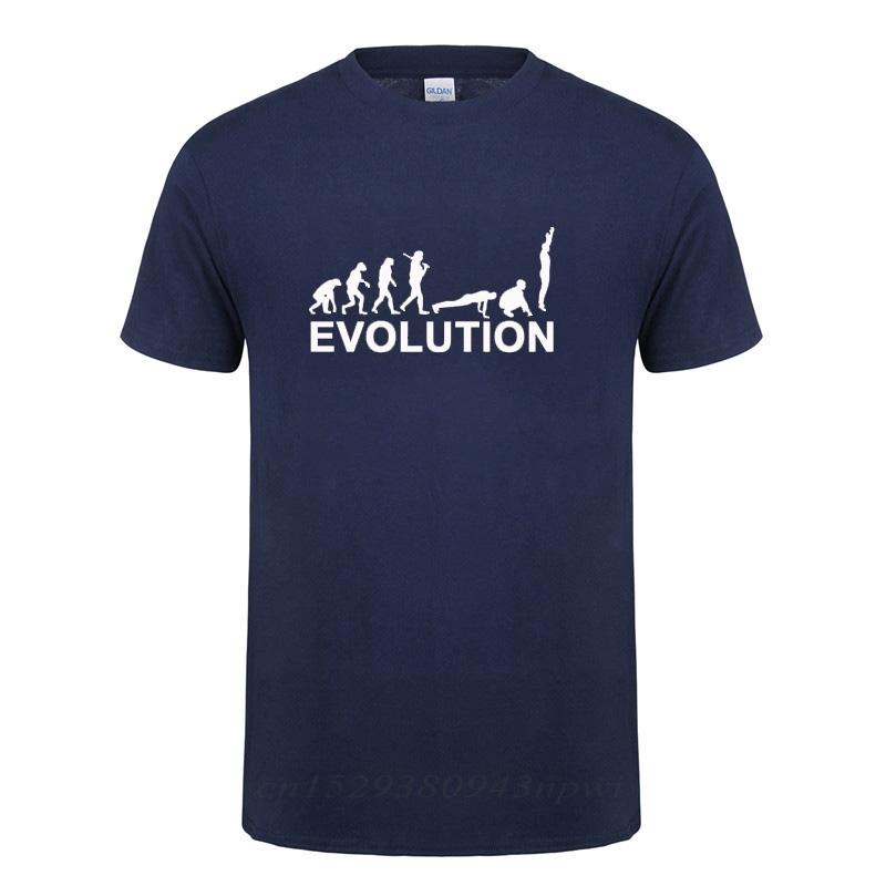 Evolution Burpees Instructor Crossfit TShirt Funny Birthday Gift For Men Dad Father Husband Short Sleeve O Neck Cotton T Shirt