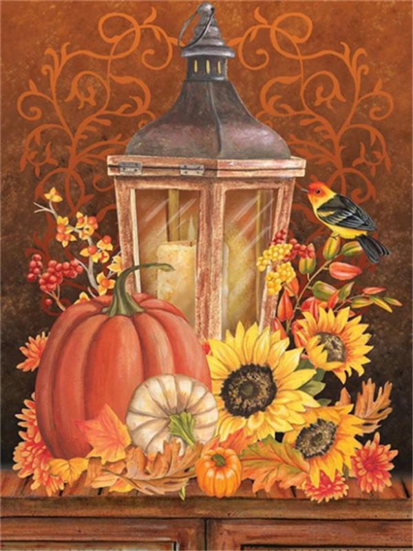 5D Diamond Painting Bird Animal Full Drill Craft Kit Diamond Embroidery Sunflower Mosaic Pumpkin Needlework Home Decor