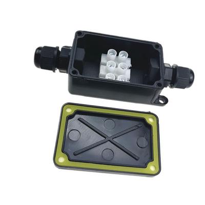 Easy To Install IP66 Rated Waterproof Cable Connector Box 2xM10 Adapter Cable