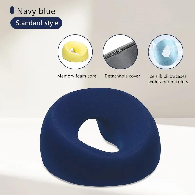 New Professional Beauty Salon Pillow Face Down Head Rest Cushion with Nose Hole Memory Foam Massage Table Ergonomics Support Spa