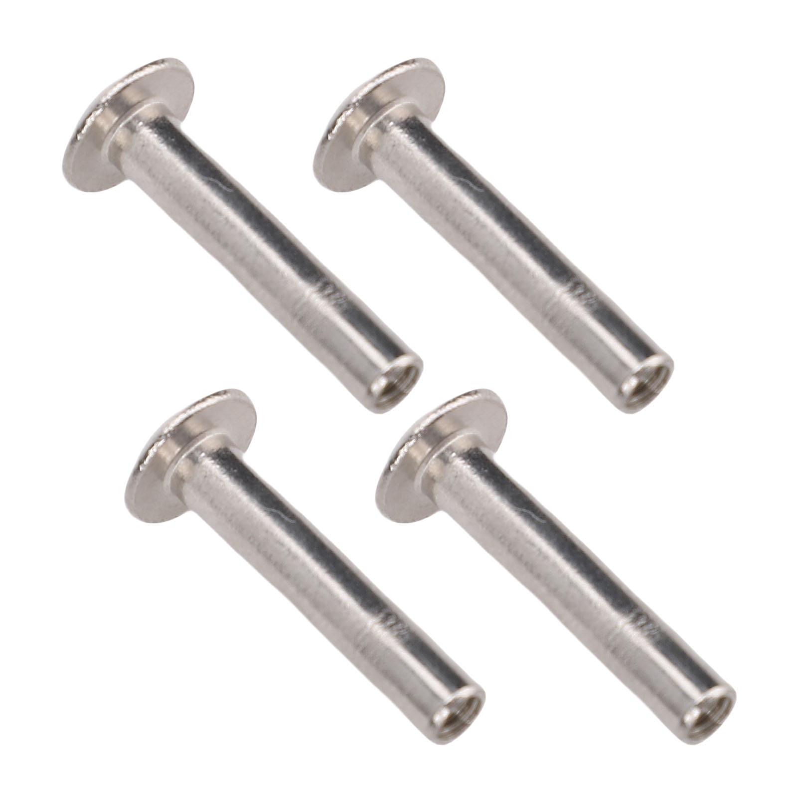 

4x21x8.5мм 100 Набор Заклепки-шпильки M3 Трубчатые Заклепки-шпильки с двойной шляпкой для одежды из ПУ кожи и поделок