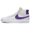 Blazer Mid SB Court Purple Herren Sneakers Weiß Gum-Hellbraun DZ4949-100