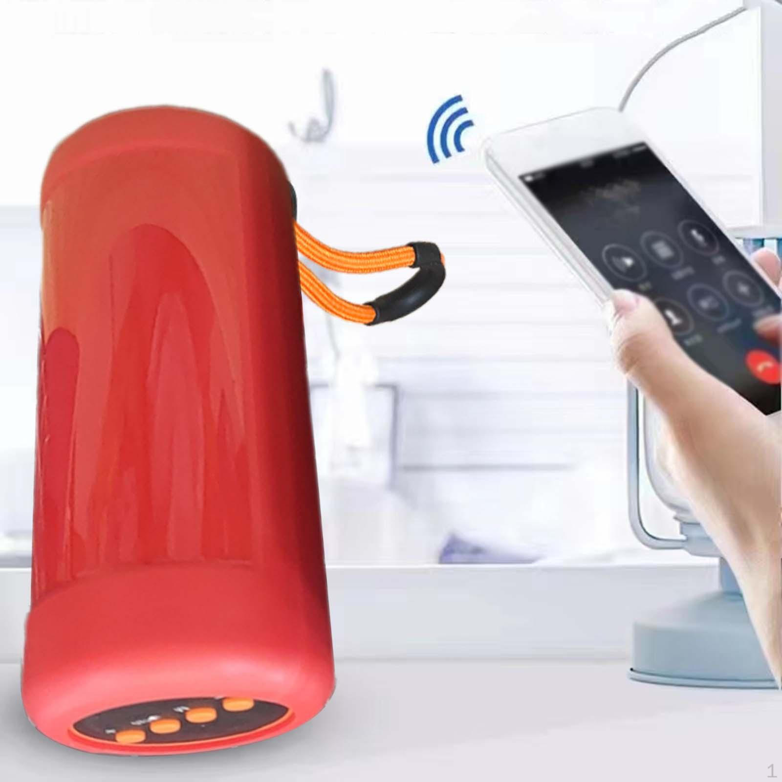 

Portable Speaker Mini Stereo,Gifts Multifunctional Subwoofer Flame Light Effect for Home червоний