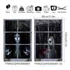 New Halloween Style 2 Pack Halloween Ghost Curtain Decorations - Female Ghost Window Cover For Indoor/outdoor Party Decor