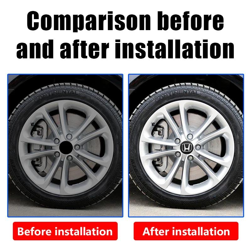 4Pcs ABS Car Wheel Center Hub Center Cap 58mm 69mm Rim Hub Dustproof Cover Emblemem For Honda Accord CRV XRV Civic Odyssey Acces