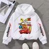 Spring Autumn Lightning Mcqueen Cartoon Children Hoodie Long Sleeve Pixar Car Print Kid Boy Clothes Fashion Pullover Sweatshirts