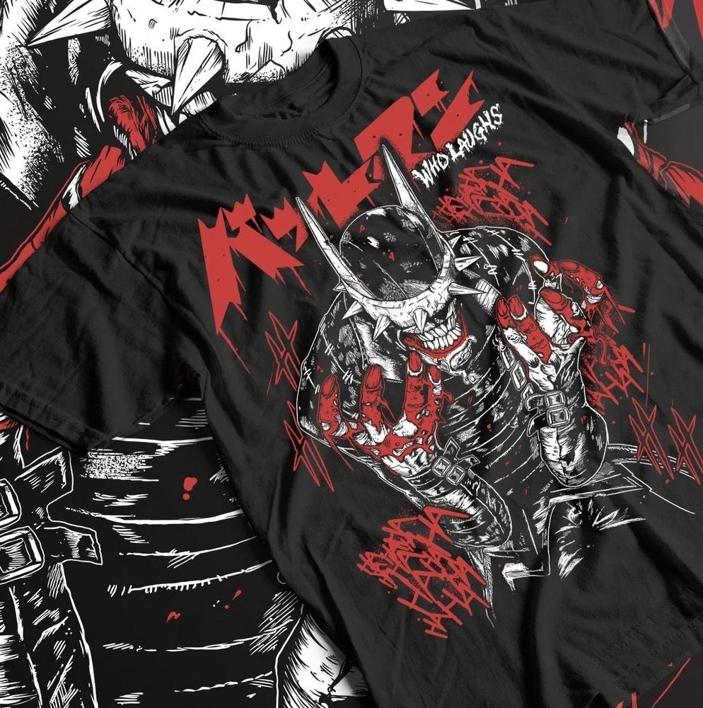 Batunisex Who Laughs Might Superhero Tee Shirt Comic Book Gift S