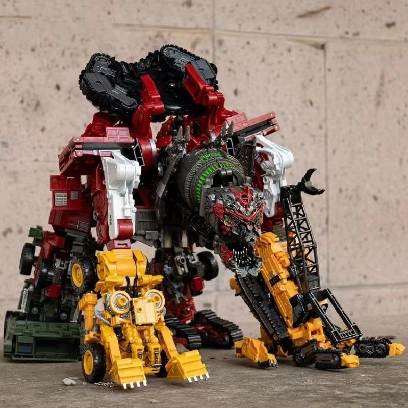 TAIBA 8 IN 1 Big Devastator Toys Transformation Action Figure Robot Car Anime Series Model Classic Boy Kids Gift DD01 DD04