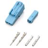 Daytona 96191 Motorcycle Turn Signal Connector 2 Pole Honda Light Blue