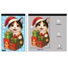 New Christmas Party Decoration Creative Bells, Reindeer, Santa Claus, Electrostatic Stickers, Snowflakes, Snowmen, Glass Stickers