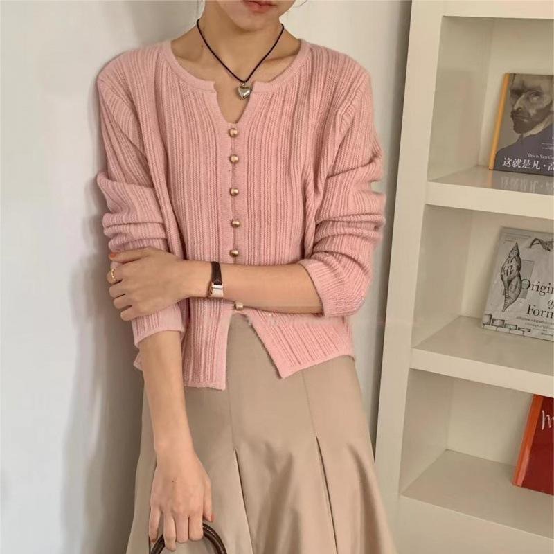 Pullover Sweater Women's Spring New Style Temperament Long Sleeved Knitted Top