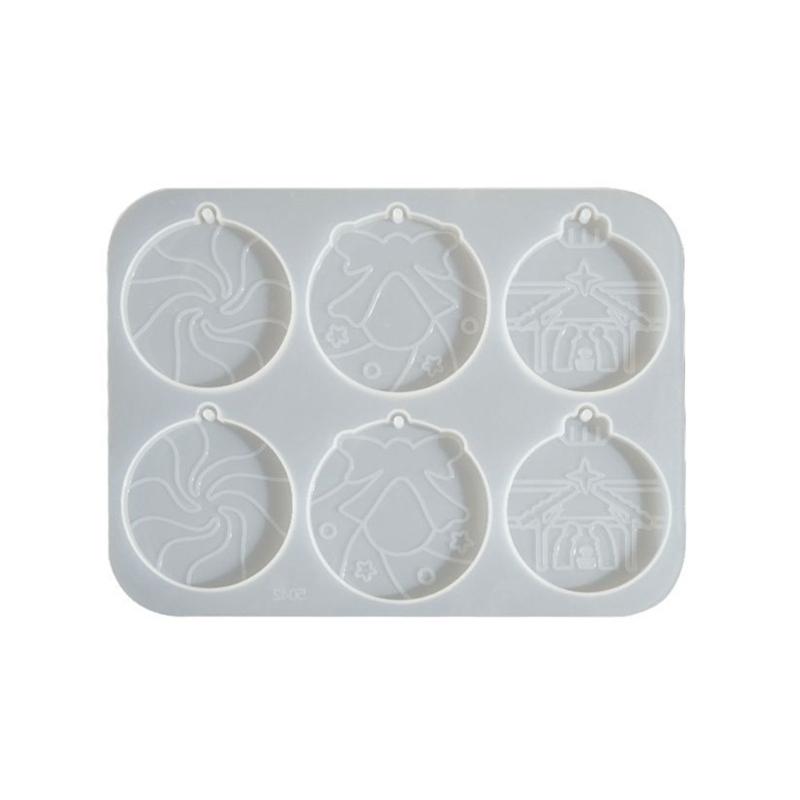 

Food Safe Hollow Christmas Tree Mould for Handmade Pendants Holiday Decorations and Gift