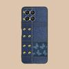 Jeans Texture Mobile Phone Case for Honor 90 80 70 60 50 30 20 10 9 8 7 Pro S SE Lite 5G Colorful Printing Cover Pretty Luxury
