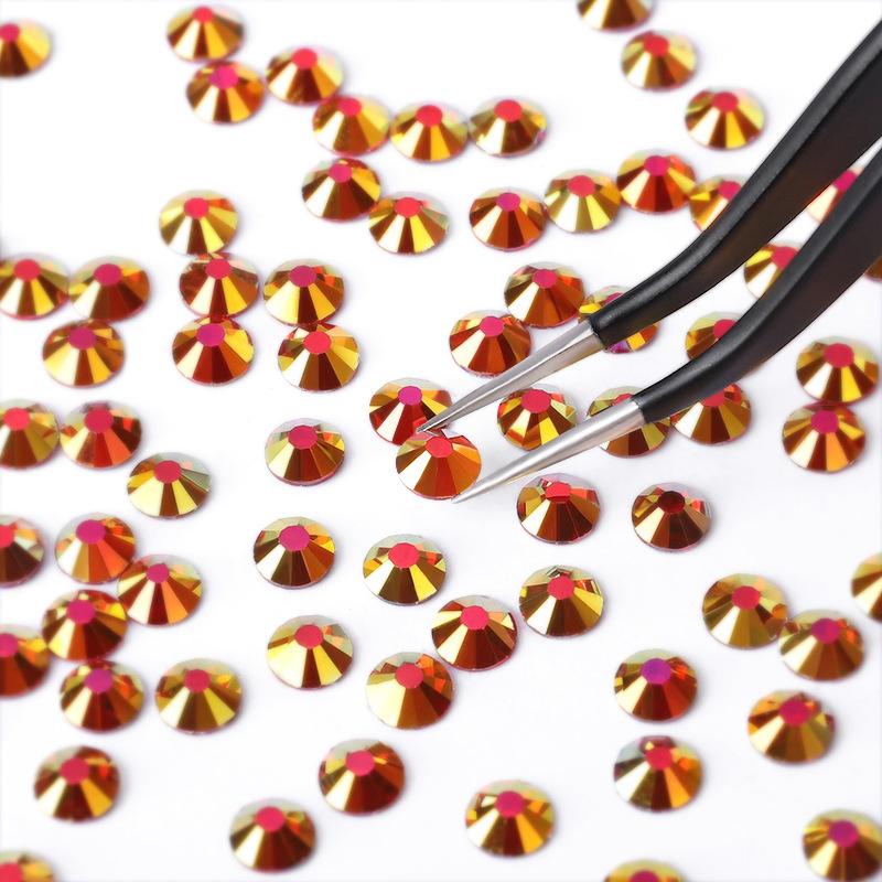Pujiang Strass Pfirsichrot Ab Phnom Penh Rot Ab Nagel Diamant Schmuck Tasche Multi-Größe DIY Bekleidungszubehör