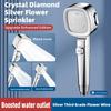 3 Modes Strong Pressurized Shower Head with Filter Large Flow High Pressure Handheld Shower Nozzle Household Shower Accessories