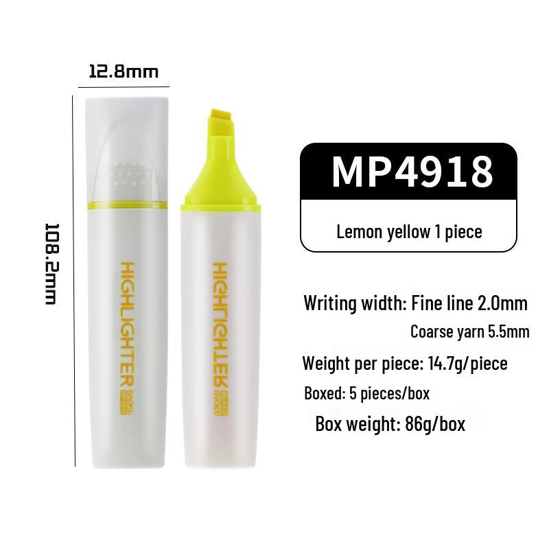 BaoKe MP4918 Augenpflege Fluoreszierender Textmarker für Schüler