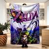 The Legend of Zelda Print Blanket - Soft & Comfortable, for Bedroom, Travel, Sofa, Home Decoration - Birthday Christmas Gift for Friend