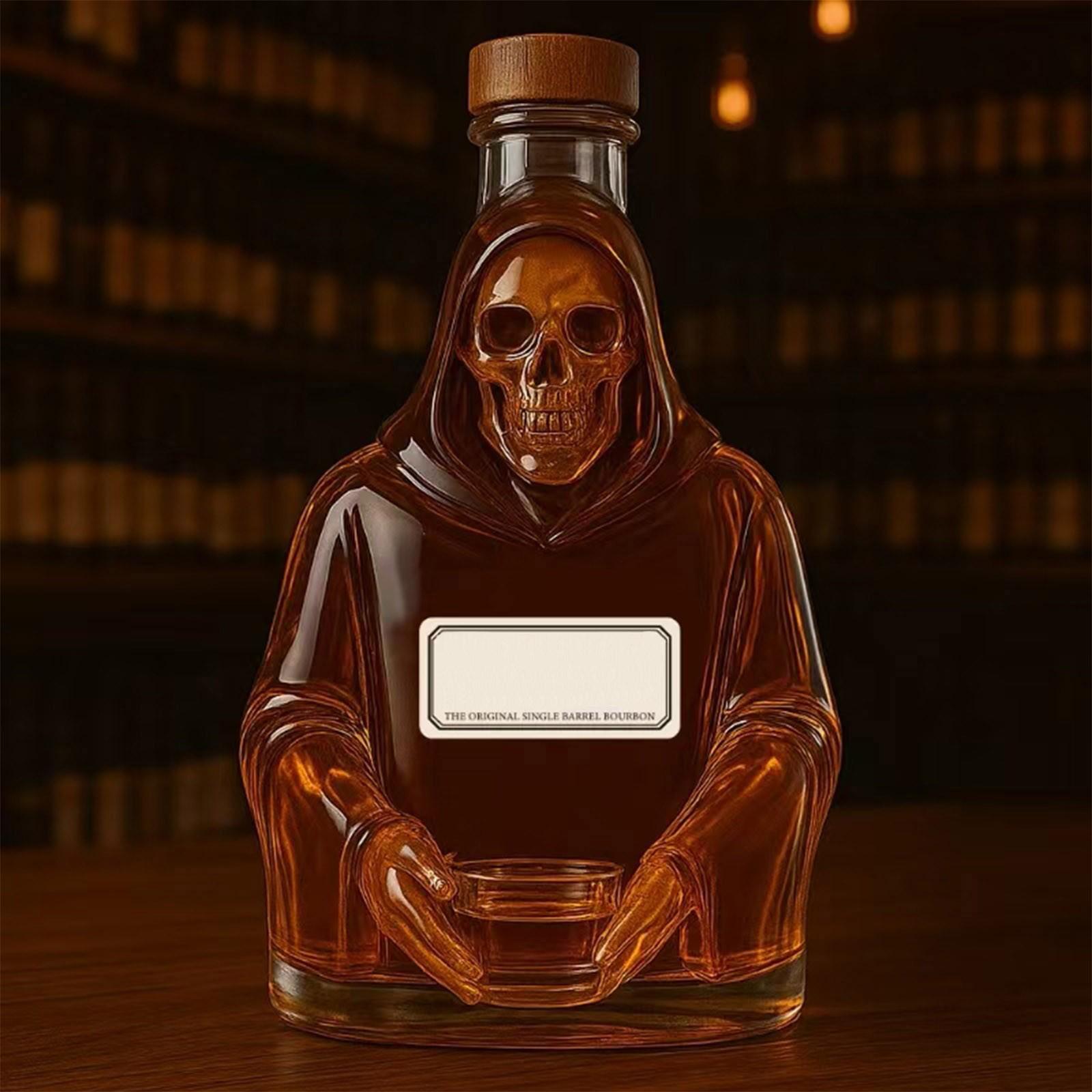 

Стеклянный графин для виски, уникальный стеклянный графин для виски, графин для виски для мужчин, мужа, идеальный подарок для украшения домашнего бара One Size